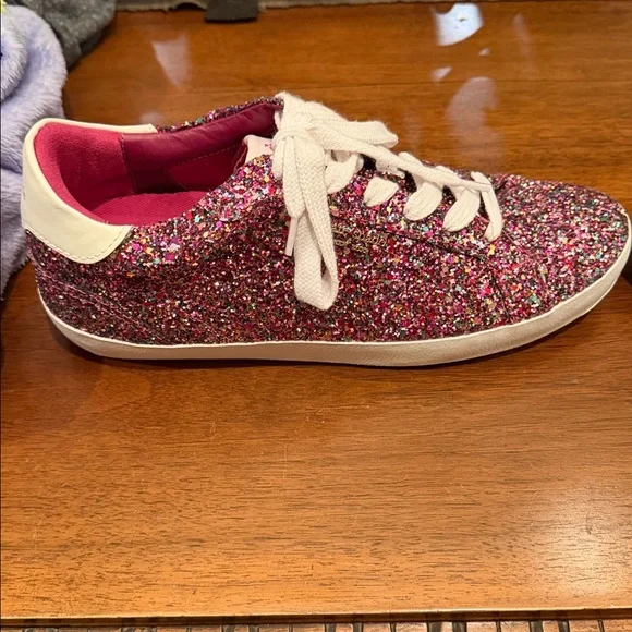 🌟🌟HOST PICK🌟🌟NWOT Gorgeous “Kate Spade sparkling Tennis Shoes - Picture 3 of 12